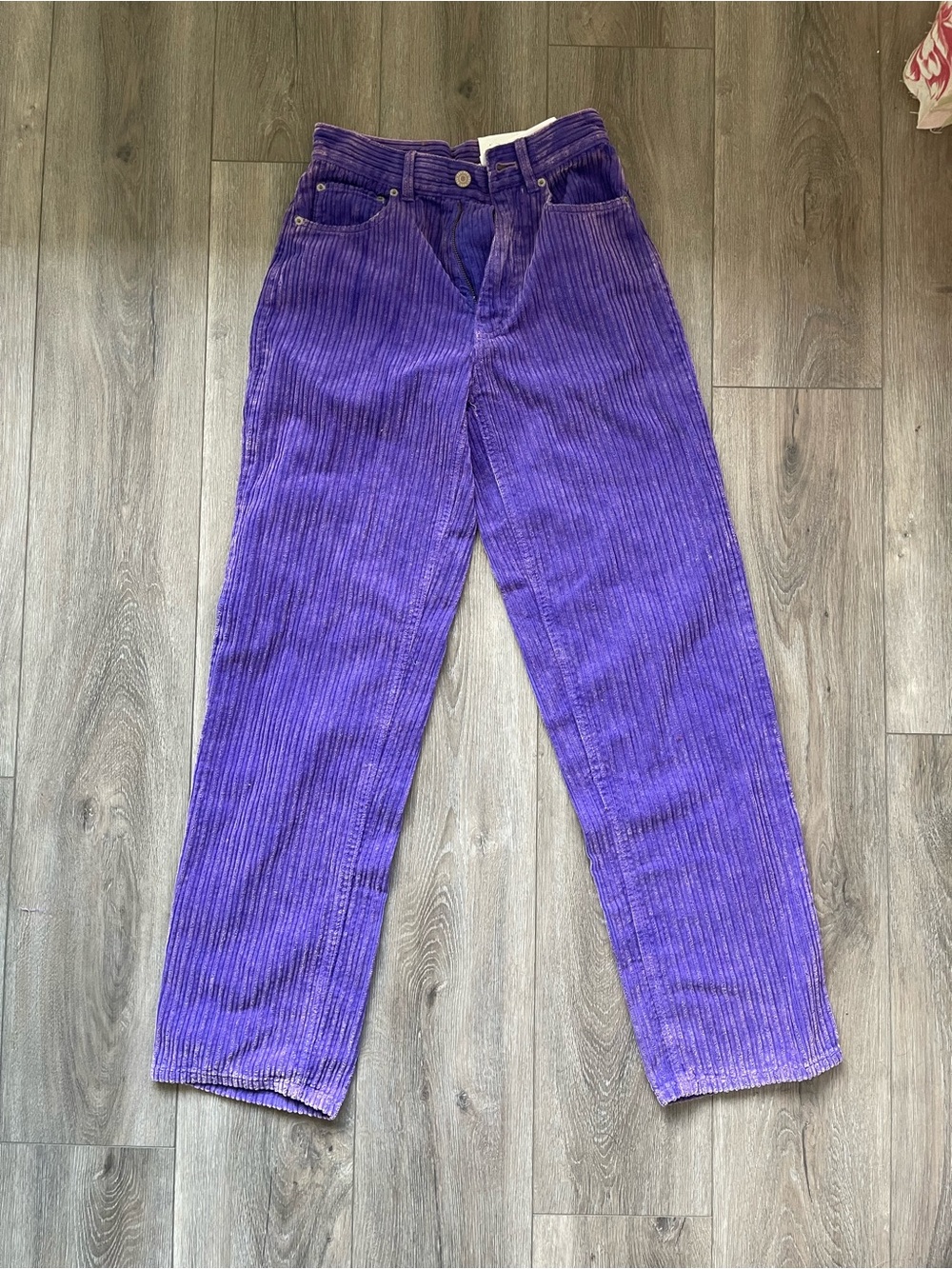 🔥3/$15 Urban Outfitters BDG Corduroy High-Rise Boho Straight Jeans Petite